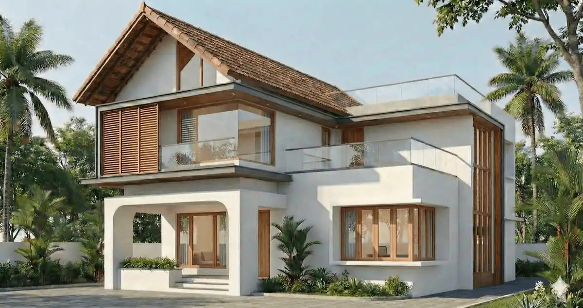 Contemporary Kerala home designed by Radianz