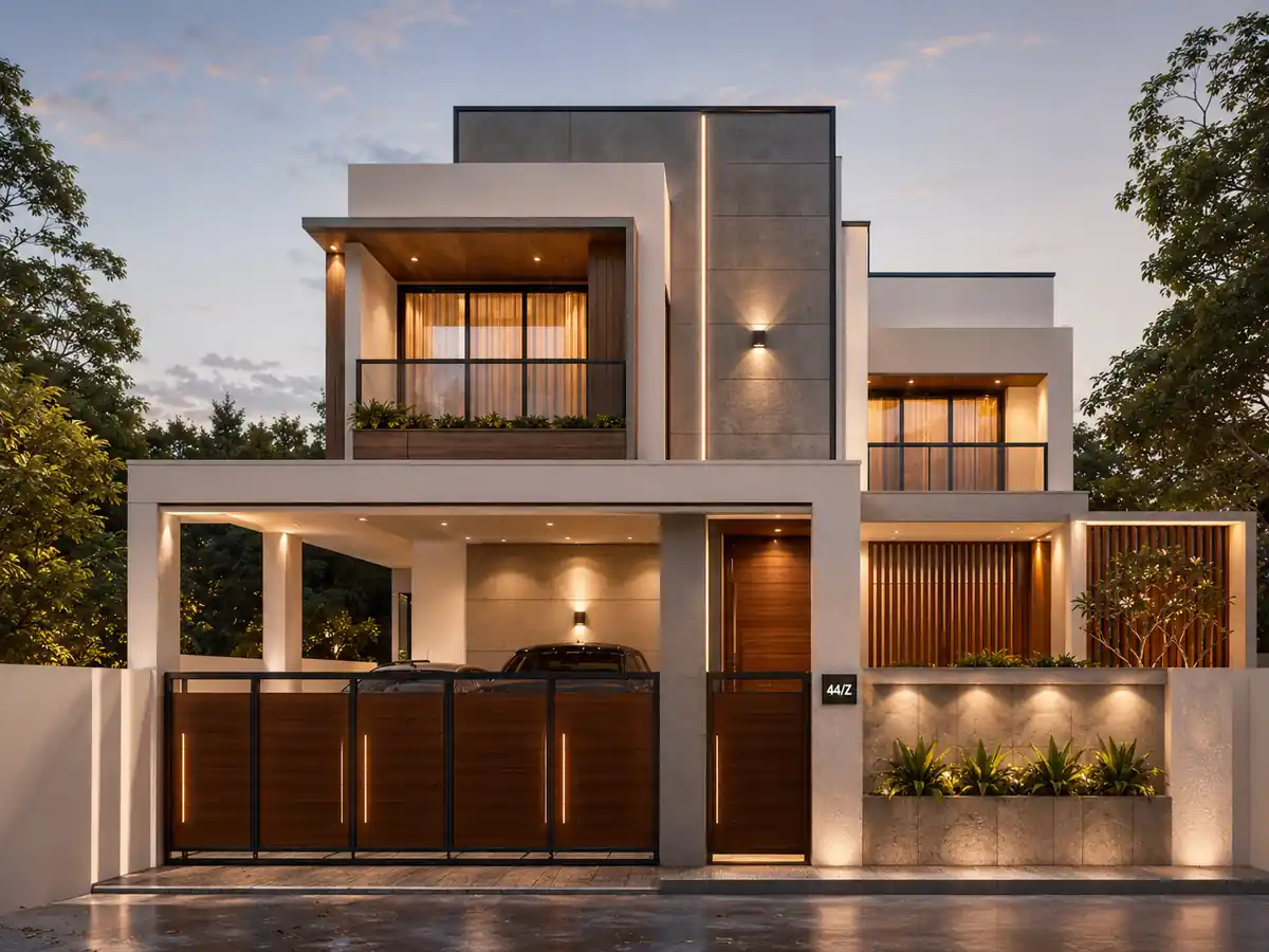 House design in Kattayikonam, Trivandrum - architecture by Radianz, architects in Trivandrum, view 2