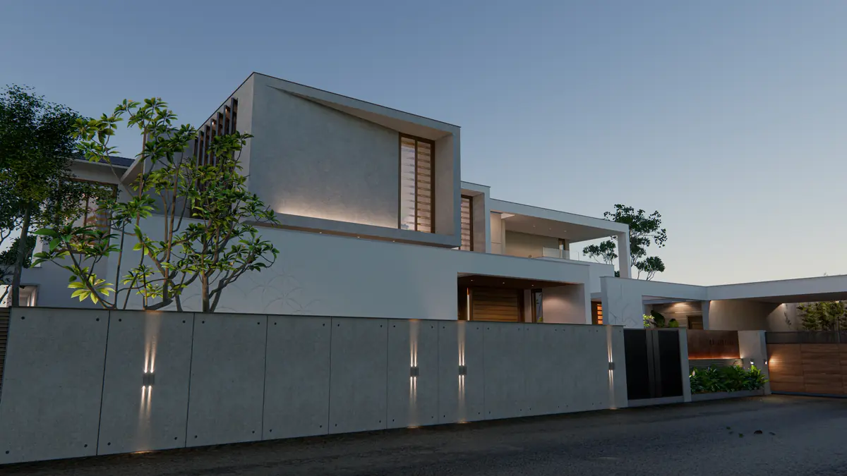 House design in Ulloor, Trivandrum - architecture by Radianz, architects in Trivandrum, view 2