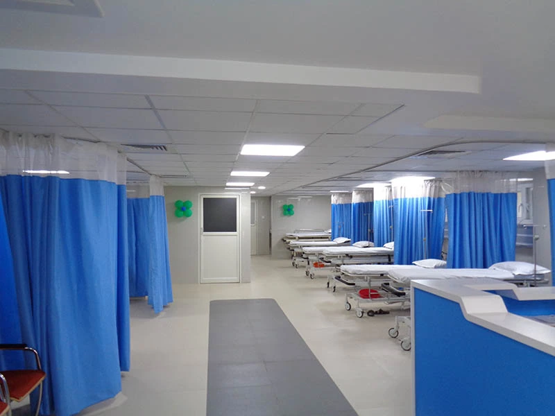 Inpatient ward at Al Arif Hospital, Kerala - healthcare interior design by Radianz, architects in Trivandrum