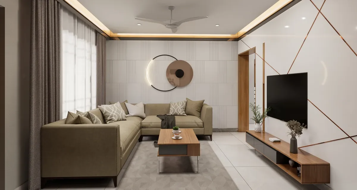 Residence interiors in Pothencode, Trivandrum - interior design by Radianz, architects in Trivandrum, view 3