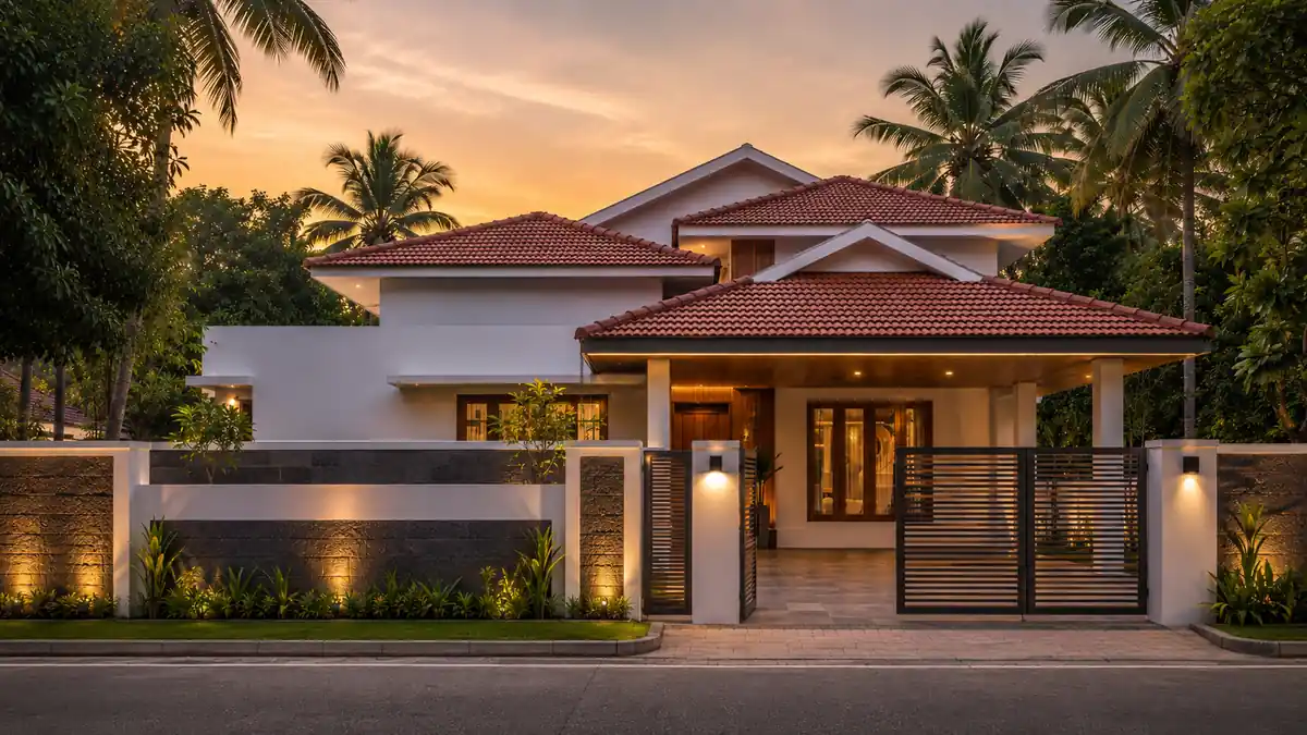 Traditional Kerala house design in Sreekaryam, Trivandrum - architecture by Radianz, architects in Trivandrum